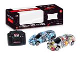 OBL881664 - 4通遥控涂鸦法拉利赛车