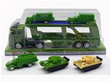 OBL881925 - MILITARY VEHICLE WITH INERTIA DOUBLE DECK TRACTOR AND ON-BOARD RECOIL TANK
