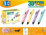OBL882151 - 3D PRINTING PEN / WITH PEN HOLDER \/ WITH 3 CIRCLES OF 3M WIRE \/ RANDOM COLOR