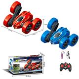 OBL882202 - STUNT ARM TWISTING CAR (WITH LIGHT BUT WITHOUT MUSIC) MIXED RED AND BLUE