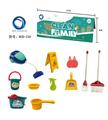 OBL882244 - SANITARY WARE SET (11PCS)