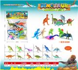 OBL882327 - 彩绘恐龙11只