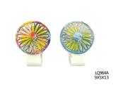 OBL882418 - Led folding fan for water transfer printing