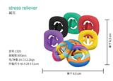 OBL882465 - Press the solid rainbow color hand trainer