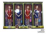 OBL882481 - 11 Joint 3d eye barbie flight attendant