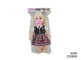 OBL882717 - 14 INCH FEMALE DOLL WITH HOLLOW BODY AND BENT FEET