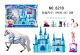 OBL882801 - ICE AND SNOW STRANGE EDGE CASTLE HORSE