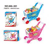 OBL882813 - SHOPPING CART (BLUE. RED)