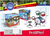 OBL883228 - Solid color colorful jazz drum 5 drum set