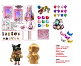 OBL883406 - HIGH-END 1 TO 1 SURPRISE NANANA! 8 INCH FULL GLUE BURST PILLOW DOLL WITH BLOWING STICK