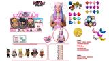 OBL883410 - HIGH-END 1 TO 1 SURPRISE NANANA! 8 INCH FULL GLUE BURST PILLOW DOLL WITH BLOWING STICK