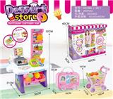 OBL883437 - CASH REGISTER WITH LIGHT MUSIC SHOPPING CART COLLECTION BOX