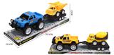 OBL884079 - INERTIAL OFF-ROAD PICKUP TOWS A TAXI ENGINEERING VEHICLE