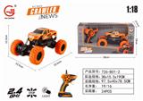 OBL884397 - 2.4GHz1:18四通灯光皮卡攀爬车