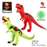 OBL884465 - 21英寸搪胶霸王龙恐龙玩具