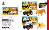 OBL884845 - BIG 4WD TYRANNOSAURUS REX INERTIA CAR