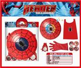 OBL884922 - SPIDER MAN LIGHT VOICE SHIELD LAUNCHER GLOVE CAPE
