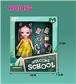 OBL885332 - 6 INCH 13 JOINT 3D EYES SMILE FACE LEARNING SEASON DOLL REAL BODY