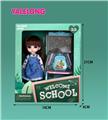 OBL885335 - 6 INCH 13 JOINT 3D EYE FASHION SCHOOL SEASON DOLL REAL BODY