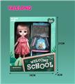OBL885336 - 6 INCH 13 JOINT 3D EYE FASHION SCHOOL SEASON DOLL REAL BODY