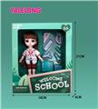 OBL885339 - 6 INCH 13 JOINT 3D EYE FASHION SCHOOL SEASON DOLL REAL BODY