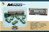 OBL885472 - ALLOY FARMER SERIES CONTAINER WITH 2 ALLOY CARS