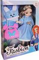 OBL885694 - 12 INCH DOLL WITH BAG