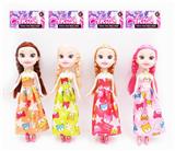 OBL886450 - 24 CM 5-JOINT 3-D MESH DOLL IN 4 COLORS
