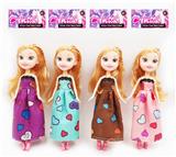 OBL886451 - 24 CM 5-JOINT 3-D MESH DOLL IN 4 COLORS