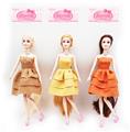 OBL886467 - 11.5 11 JOINT LONG HAIR DOLL 1 STYLE, 3 COLORS