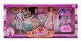 OBL886482 - THREE 11.5-INCH 11 JOINT DOLLS AND ACCESSORIES