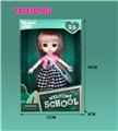 OBL886540 - 6-INCH 13 JOINT 3D EYE FASHION HIGH SCHOOL DOLL