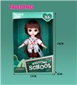OBL886541 - 6-INCH 13 JOINT 3D EYE FASHION HIGH SCHOOL DOLL