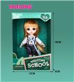 OBL886542 - 6-INCH 13 JOINT 3D EYE FASHION HIGH SCHOOL DOLL