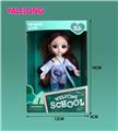 OBL886546 - 6-INCH 13 JOINT 3D EYE FASHION HIGH SCHOOL DOLL