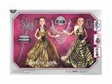 OBL886831 - 11 JOINT 11.5 INCH SOLID LONG HAIR DRESS FASHION BARBIE