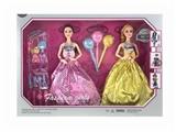 OBL886833 - 11 JOINTS 11.5 INCH LONG HAIR WEDDING DRESS FASHION BARBIE