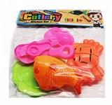 OBL886951 - 7-PIECE SET OF FISH AND CRAB SLICES