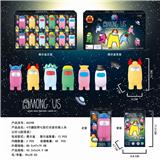 OBL887249 - 4寸搪胶带七彩灯光音乐狼人杀公仔