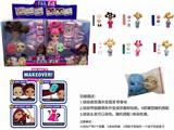 OBL887368 - HIGH-END FEIL.FIX.6 INCH SOLID 3D REAL EYE CHANGE FACE MAKEUP PAJAMAS BARBIE HAIR WITH FRAGRANCE