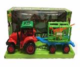 OBL887907 - SLIDING FARMERS CAR TOWING PVC DINOSAUR