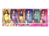 OBL888056 - 11 INCH SOLID DISNEY 6 PRINCESS SHOWCASE BOX 12PCS