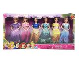 OBL888058 - 11 INCH SOLID DISNEY 6 PRINCESS
