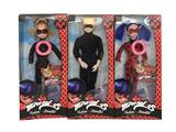 OBL888060 - 11 INCH SOLID LADYBUG GIRL WITH THEME MUSIC BOYS 3 MIX