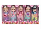 OBL888067 - 14 INCH 3D EYE 6 PRINCESS GLUE BODY WITH MUSIC 5 MIXED