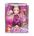 OBL888068 - 14 INCH 3D EYES SOFIA ENAMEL BODY WITH THEME MUSIC