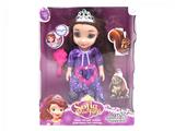 OBL888073 - 14 INCH 3D EYES SOFIA ENAMEL BODY WITH THEME MUSIC