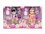 OBL888092 - 18 INCH 3D EYE 6 PRINCESS WITH LIGHT AND MUSIC