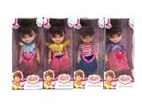 OBL888100 - 14 INCH 3D EYE ENAMEL BODY NANCY DOLL WITH DANCE MUSIC 4 MIXED