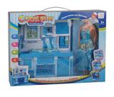 OBL888227 - 厨房系列+芭比蓝色灯光声音